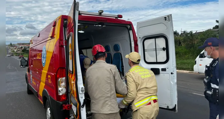 Equipes de socorro foram acionadas para a ocorrência.