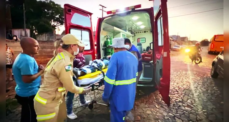 Vítima foi socorrida e encaminhada à UPA Santa Paula.