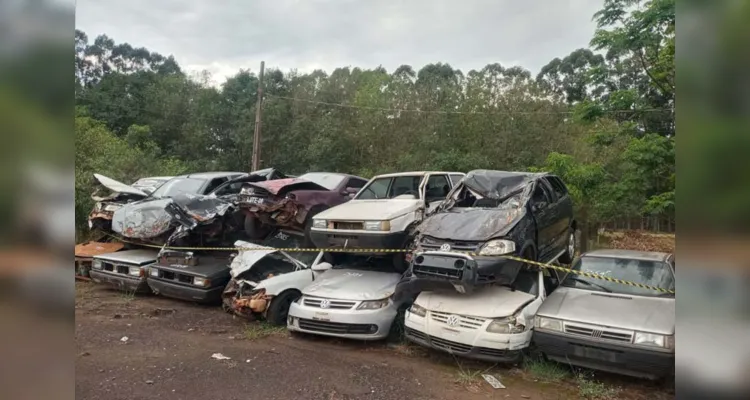 Lotes podem ser adquiridas por empresas do ramo de desmontagem de veículos