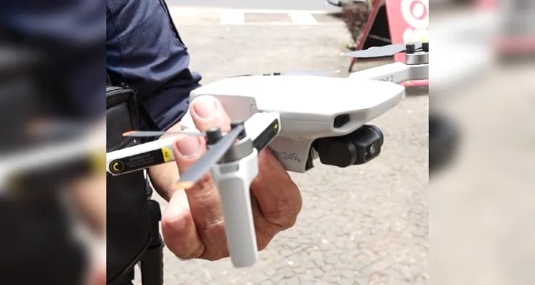 Guarda Municipal utiliza drones para ampliar segurança de PG