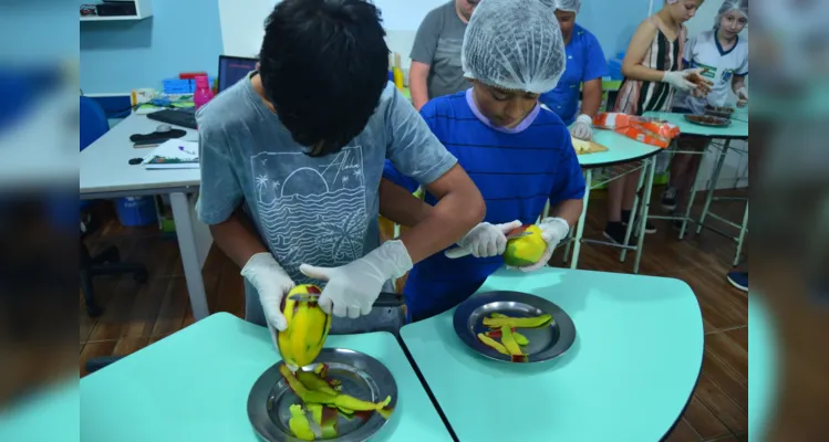 Educandos puderam aprender na prática nos métodos que evitam desperdício de insumos alimentares