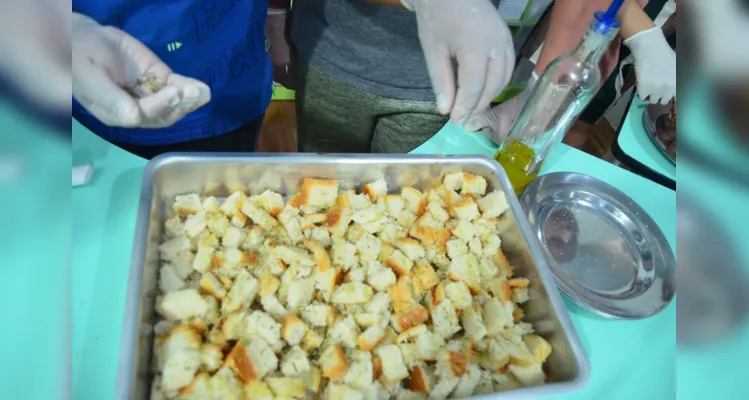 Educandos puderam aprender na prática nos métodos que evitam desperdício de insumos alimentares