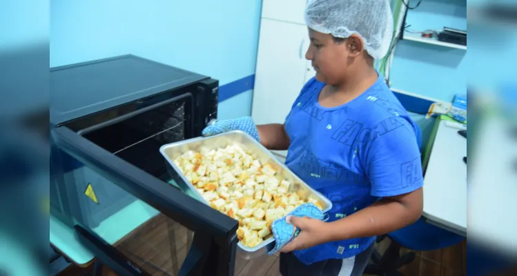 Educandos puderam aprender na prática nos métodos que evitam desperdício de insumos alimentares