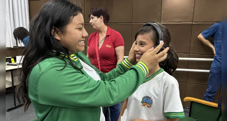 A empolgação dos alunos premiados marcou o evento em Ipiranga