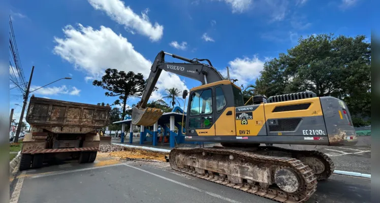 Obras na 'Ernesto Vilela' bloqueiam trânsito nesta quinta em PG