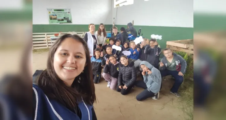 As atividades envolveram a construção de uma horta na escola e a confecção de maquetes conscientizadores 