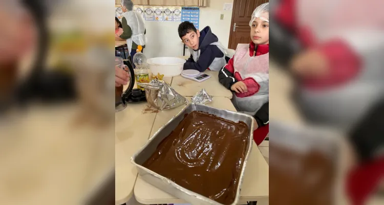 Educandos protagonizaram e puderam saborear um delicioso conteúdo em sala de aula