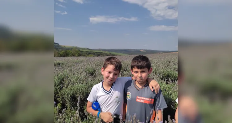 Registros mostram beleza do local e entusiasmo dos educandos com a saída a campo