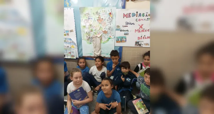 As atividades tiveram os alunos como protagonistas em todos os sentidos, desde a confecção de trabalhos até a realização de dinâmicas