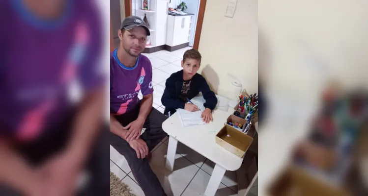 Os alunos, baseados em uma sugestão presente na videoaula, entrevistaram seus familiares sobre o que entendiam sobre o conceito de bem-estar