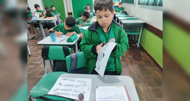 Trabalho teve várias etapas, contribuindo para que alunos pudessem fixar melhor os conteúdos