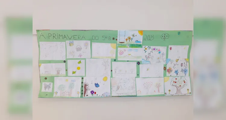 Estudantes puderam desenvolver dinâmica 'Ilustrando a Primavera'' com recurso do projeto