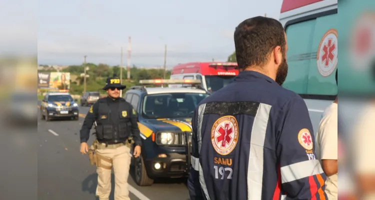 O automóvel vinha de Caiobá, no litoral paranaense, e seguia sentido Londrina