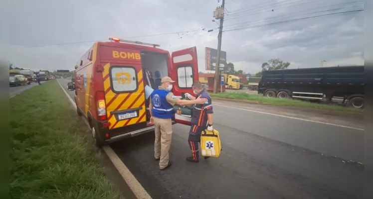 O caso aconteceu próximo à região do Contorno. Equipes do Corpo de Bombeiros (Siate) e do Samu foram acionadas até o local.