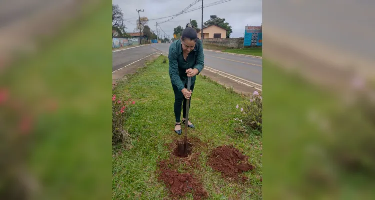 Estudantes foram protagonistas do trabalho e contribuíram com árvore que ajudará as próximas gerações