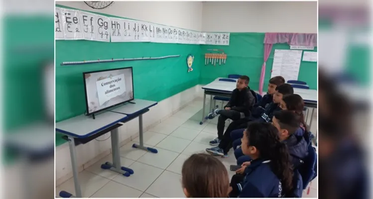 Conteúdo audiovisual contribuiu efetivamente para a linha adotada dentro da aula