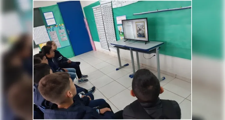 Conteúdo audiovisual contribuiu efetivamente para a linha adotada dentro da aula