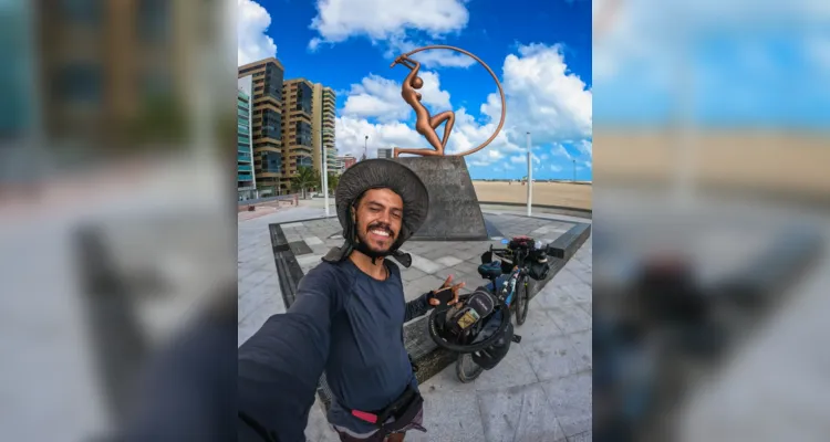 Fotógrafo viaja 3,1 mil km de bicicleta de Ponta Grossa até o Maranhão