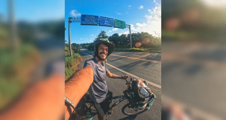 Fotógrafo viaja 3,1 mil km de bicicleta de Ponta Grossa até o Maranhão