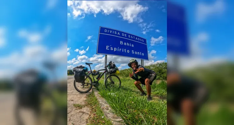 Fotógrafo viaja 3,1 mil km de bicicleta de Ponta Grossa até o Maranhão