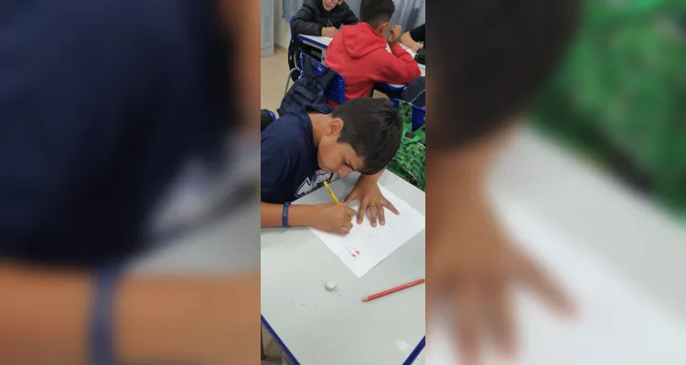 Educandos realizaram série de ações em sala de aula