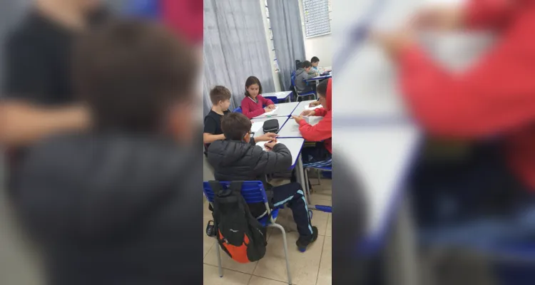 Educandos realizaram série de ações em sala de aula