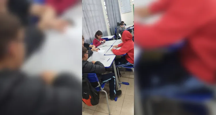 Educandos realizaram série de ações em sala de aula