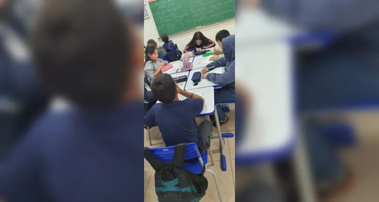 Educandos realizaram série de ações em sala de aula