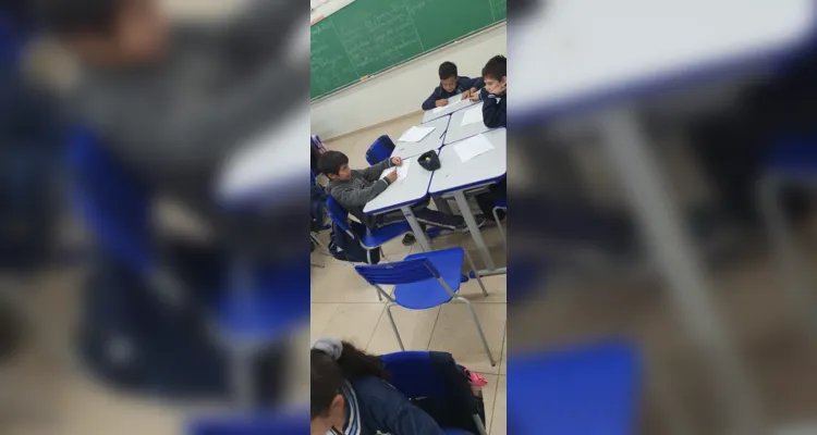 Educandos realizaram série de ações em sala de aula