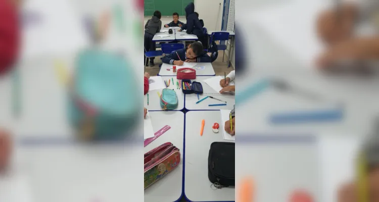 Educandos realizaram série de ações em sala de aula