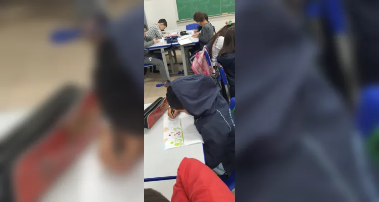 Educandos realizaram série de ações em sala de aula