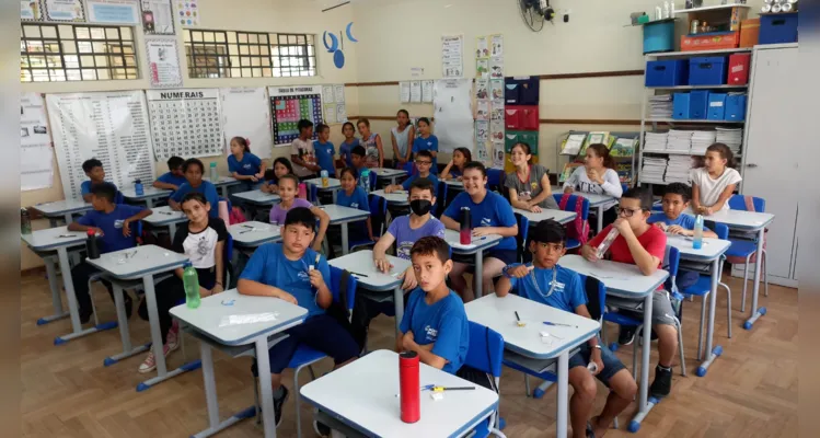 Após intensa preparação, a turma realizou a avaliação no final do mês de outubro