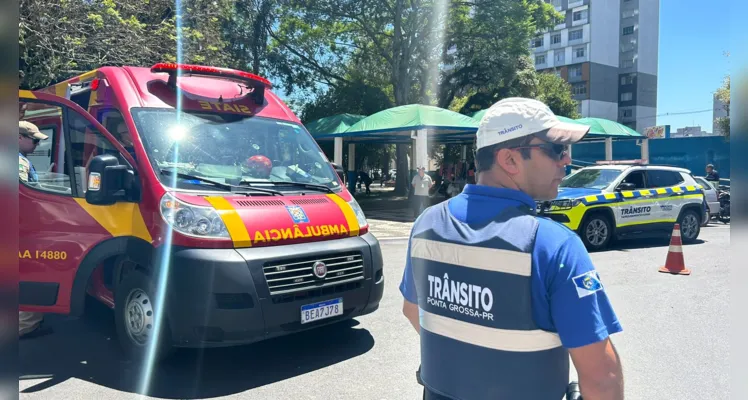 Colisão foi na esquina entre as ruas Sant'Ana e Saldanha Marinho