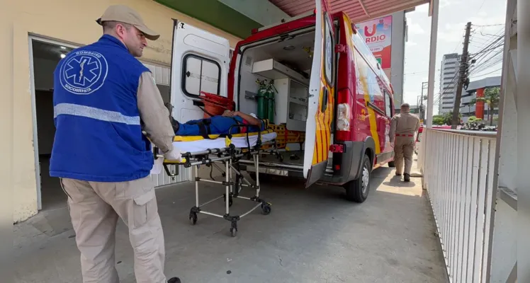 Vítima foi levada à UPA Sant'Ana com ferimentos considerados moderados