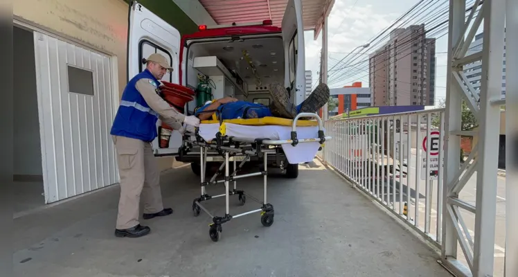 Vítima foi levada à UPA Sant'Ana com ferimentos considerados moderados