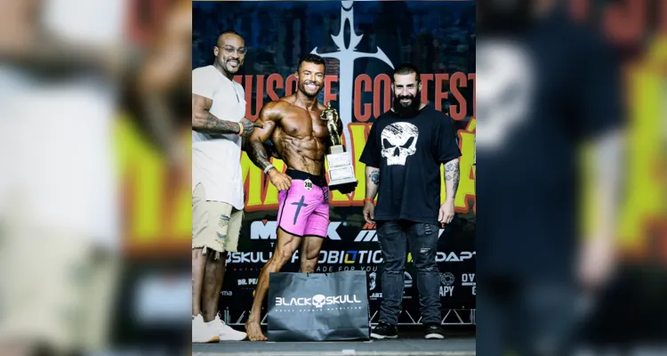 Atleta segue para a capital competir na Musclecontest Paraná Classic