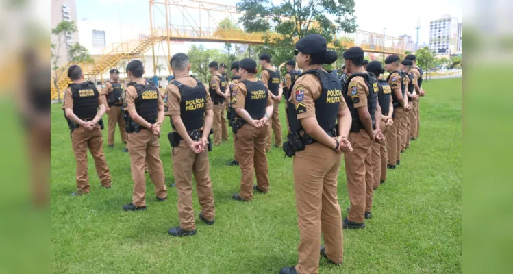 Esquipe policial reforça segurança pública municipal
