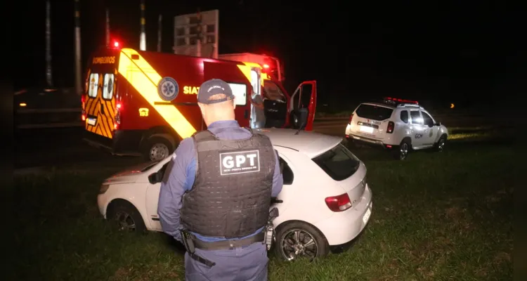 Acidente aconteceu na noite desta sexta-feira na PR-151