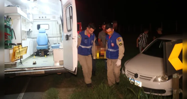 Acidente aconteceu na noite desta sexta-feira na PR-151