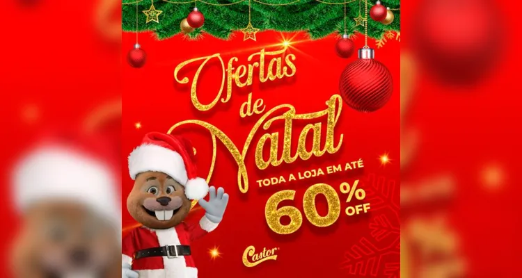 Amplia linha de produtos está com descontos de até 60%