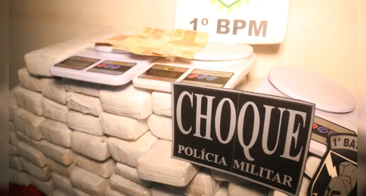 Droga estava armazenada em uma casa no Jardim Sabará