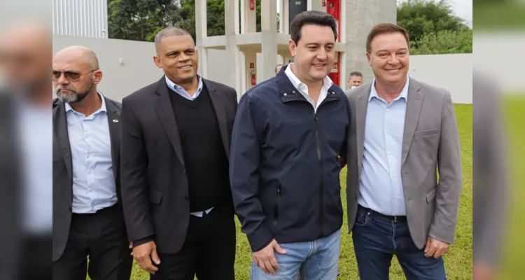 Colombo, 19 de outubro de 2023 - O governador Carlos Massa Ratinho Jr, inaugura Nova Sede dos Bombeiros em Colombo.