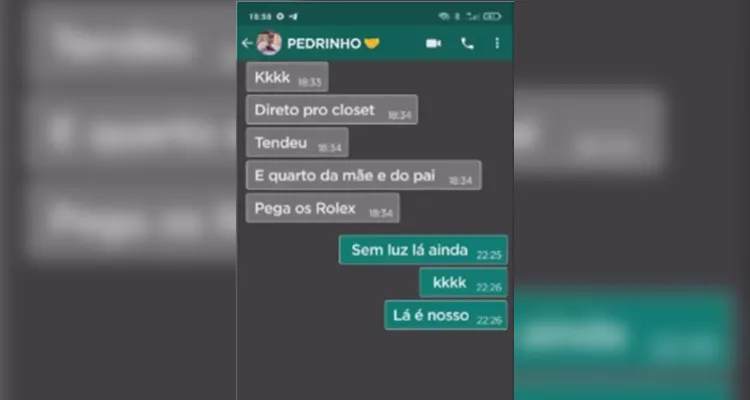 Confira o registro das conversas