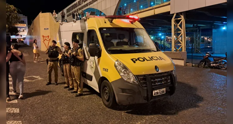 Forças de segurança estiveram presentes |