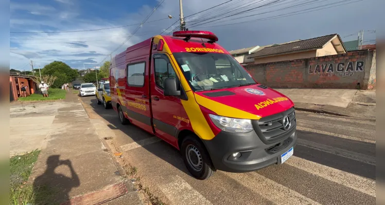 Equipe do Corpo de Bombeiros (Siate) também foi acionada para a ocorrência.