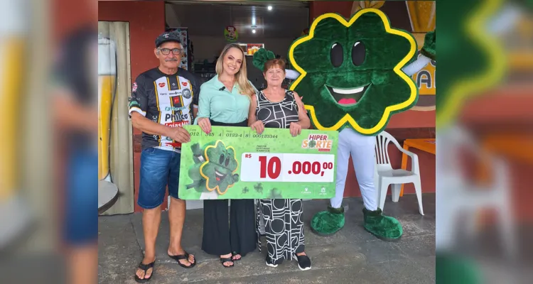 A aposentada Ana Maria Tarandeka Nunes, moradora do bairro de Oficinas, faturou, sozinha, o segundo prêmio do Hiper Sorte