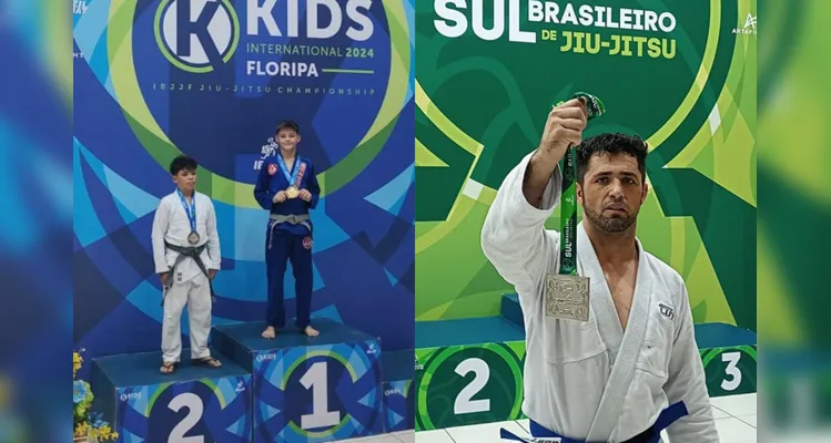 Atletas de São Mateus do Sul se destacam no Sul-Brasileiro de Jiu-Jitsu