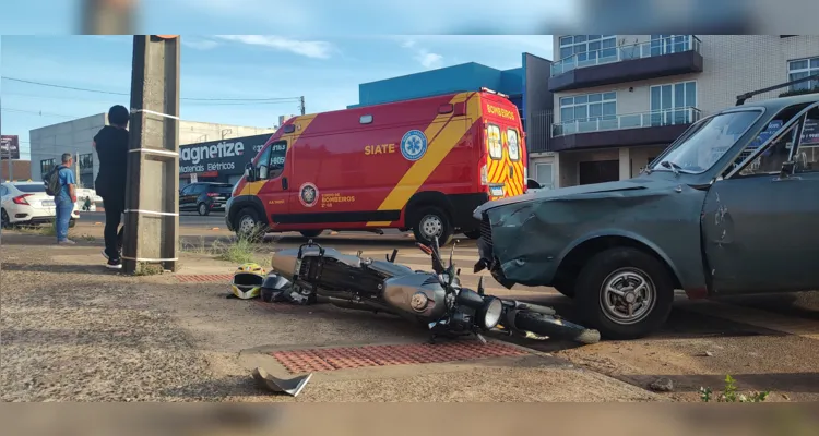 Acidente aconteceu na tarde desta quinta-feira (14) 