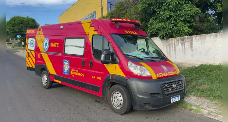 Siate, do Corpo de Bombeiros, também foi acionado para a ocorrência.