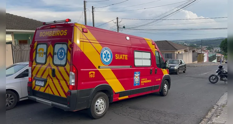 Agentes dos Bombeiros encaminharam a vítima à UPA Santa Paula.
